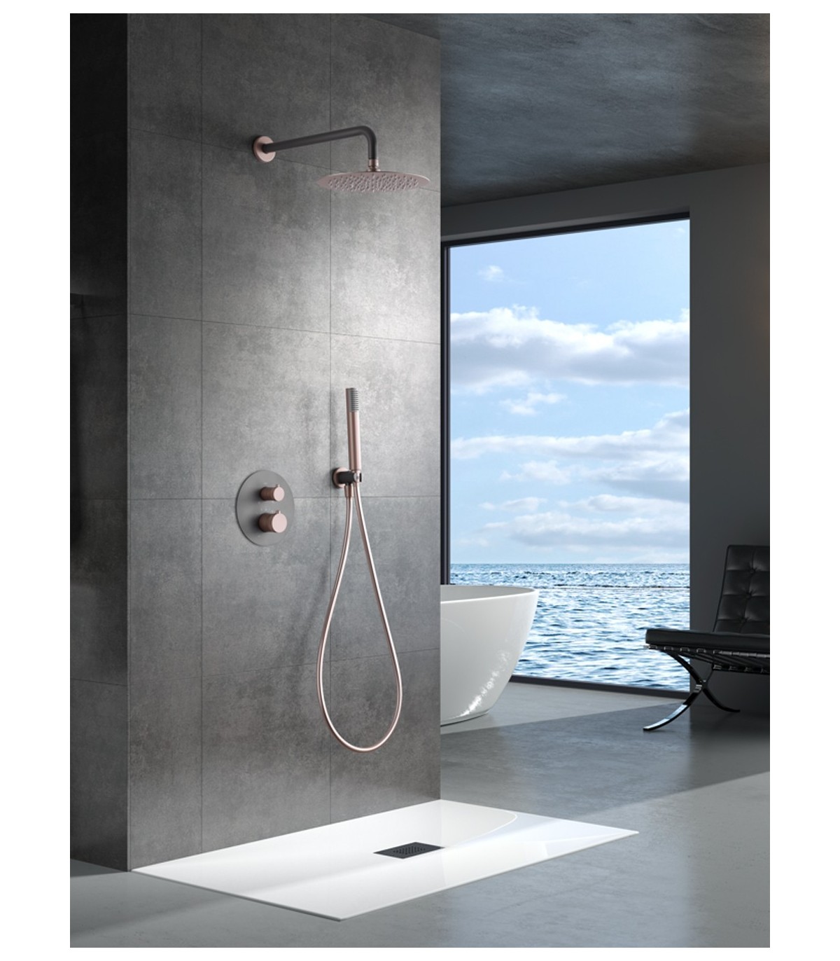Grohe SmartControl Perfect - Conjunto de ducha con grifo empotrado, 310 mm,  cromo 34709000